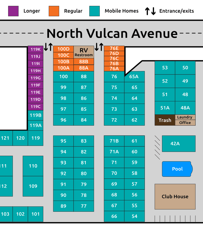 RV Park Map