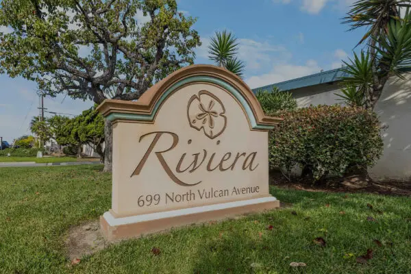 An RV parked in a scenic spot